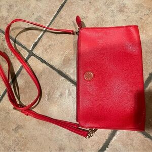 Tory Burch Vibrant Red Crossbody Bag